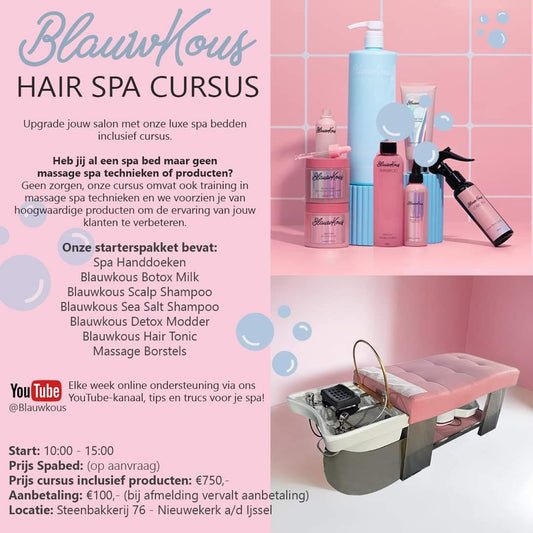 Blauwkous Hair Spa Cursus